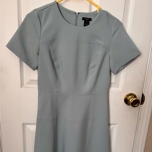 Ann Taylor blue dress petite- size 2